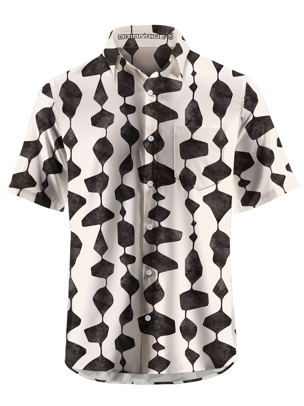 Orionride Water Droplets Flow Zipper Pockets Ultra Lightweight Short Sleeves Gravel Shirt