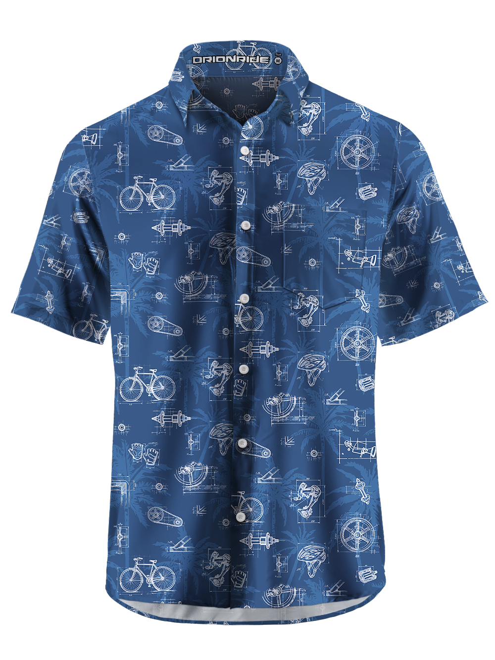 Orionride Dropped Equipment Zipper Pockets Ultra Lightweight Short Sleeves Gravel Shirt