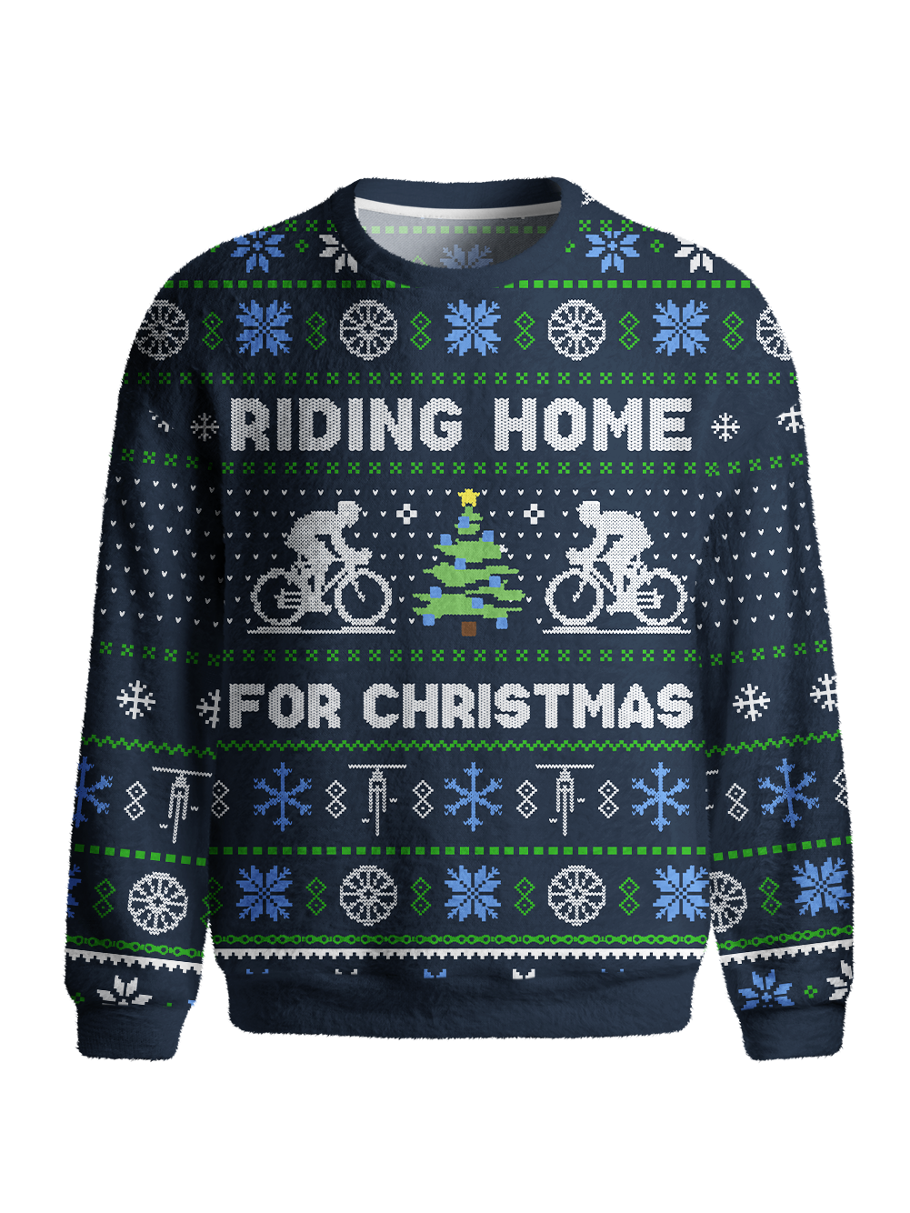 Orionride Riding Home For Christmas Men's Sweaters