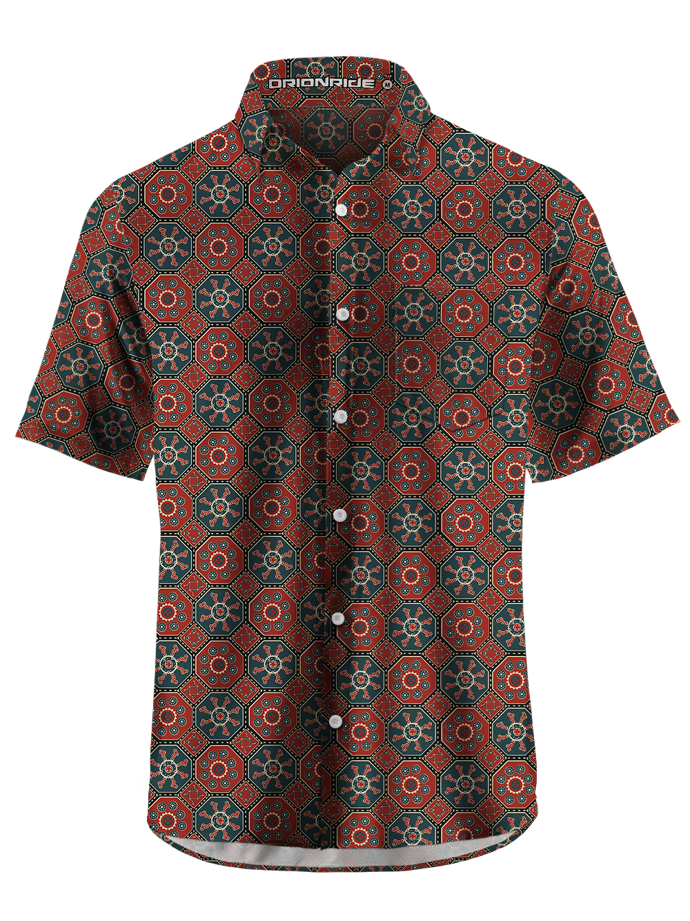 Orionride Hexagonal Gear Zipper Pockets Ultra Lightweight Short Sleeves Gravel Shirt