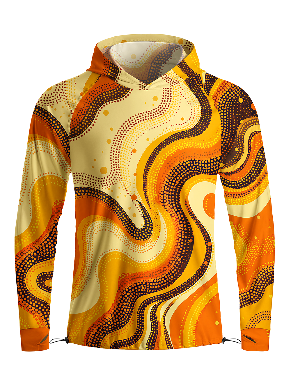 Orionride Flow Curve Long Sleeve Cycling Hoodie Shirt