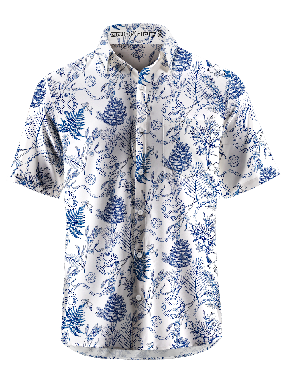 Orionride Pinecone Gear Zipper Pockets Ultra Lightweight Short Sleeves Gravel Shirt