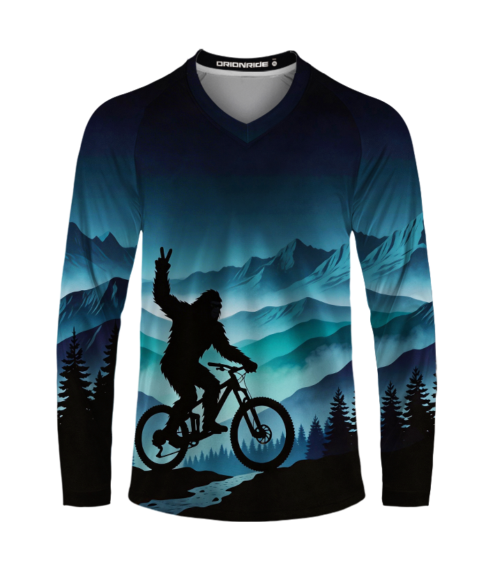 Orionride The Gorilla Is Waving Long Sleeve Downhill Jersey