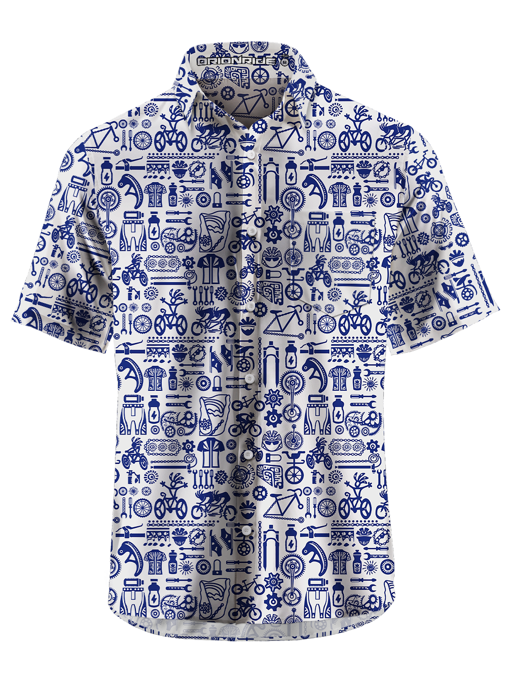 Orionride Totem Equipment Zipper Pockets Ultra Lightweight Short Sleeves Gravel Shirt