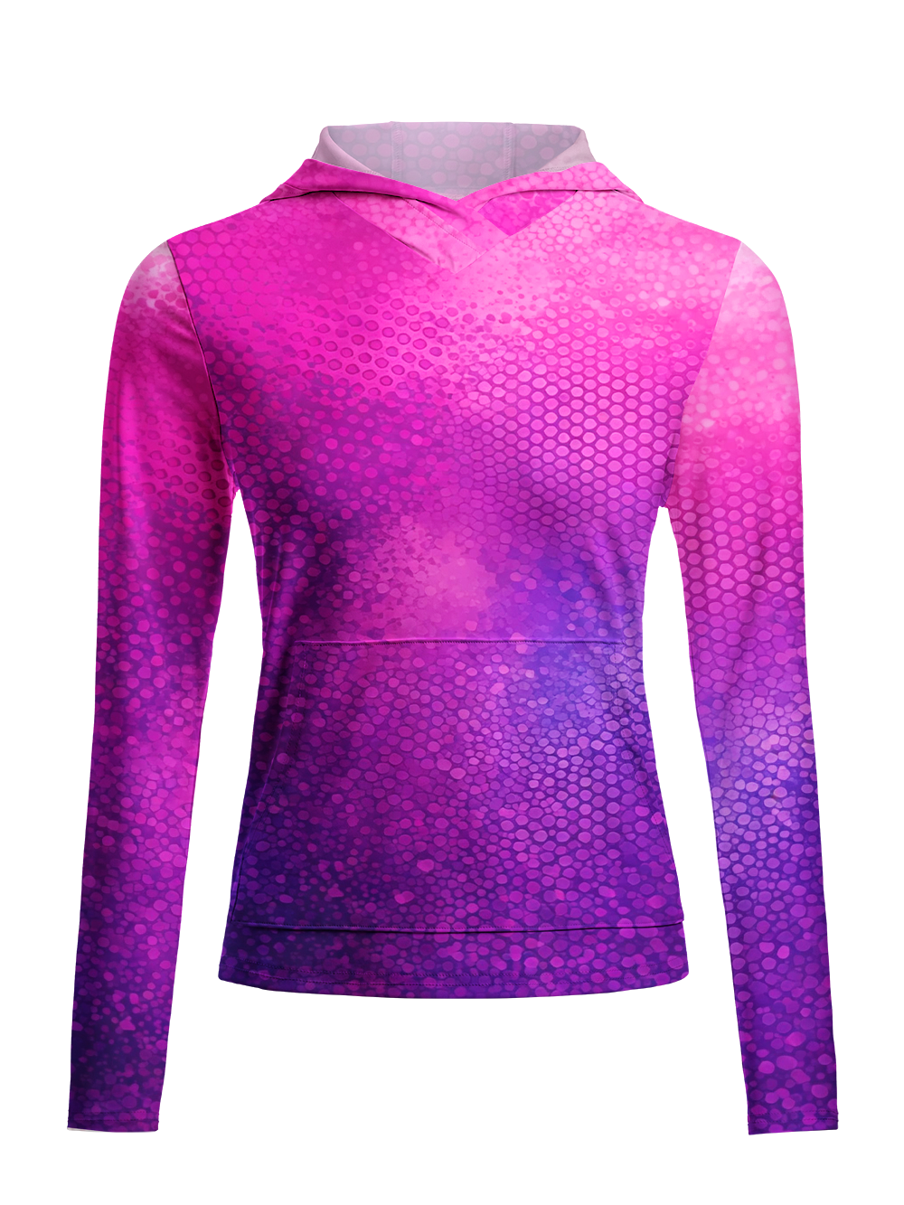 Orionride Neon Lights Women's Long Sleeve Cycling Hoodie Shirt