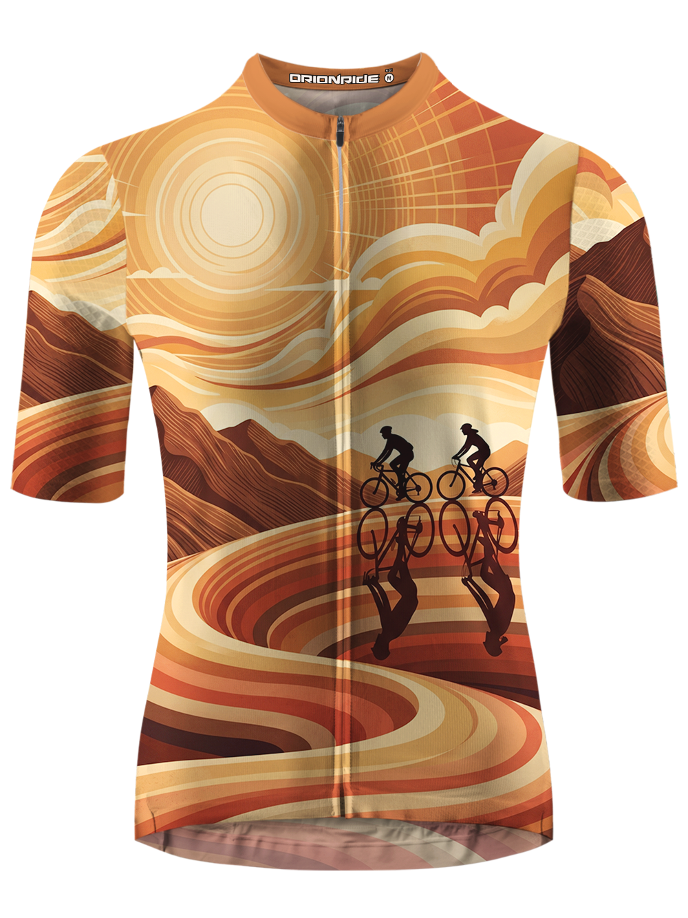 Orionride Desert Travel Short Sleeves Cycling Jersey