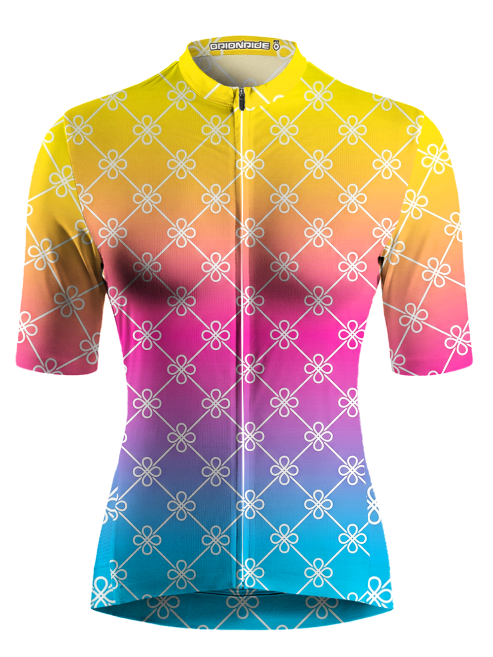 Orionride Rainbow Gradient Short Sleeves Women's Jersey