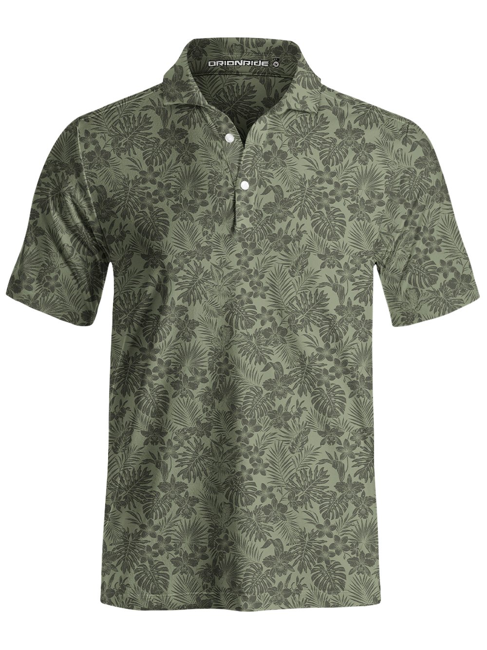 Orionride Frangipani Bushes Men's Polo Shirt