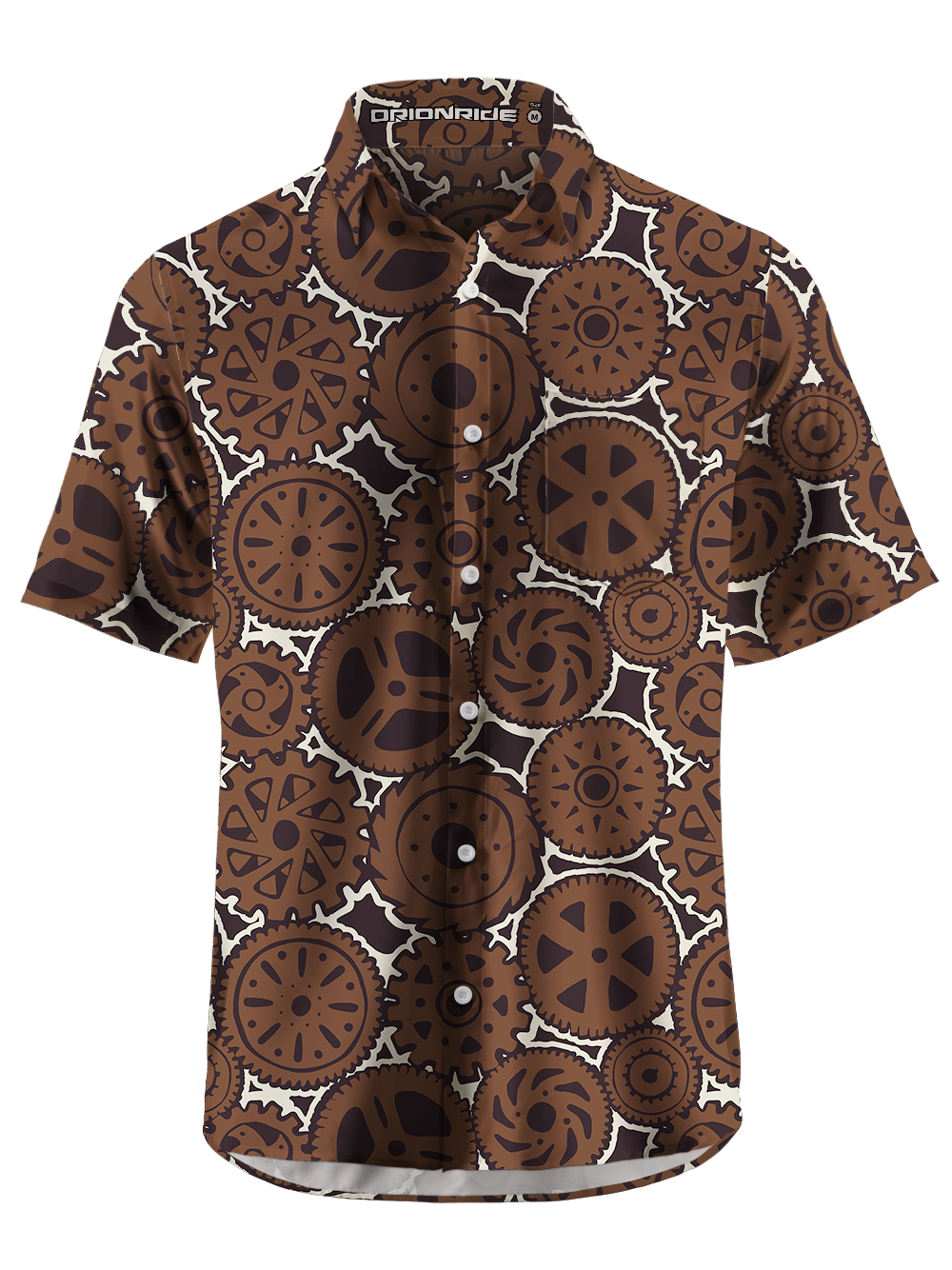 Orionride Graffiti Gear Zipper Pockets Ultra Lightweight Short Sleeves Gravel Shirt