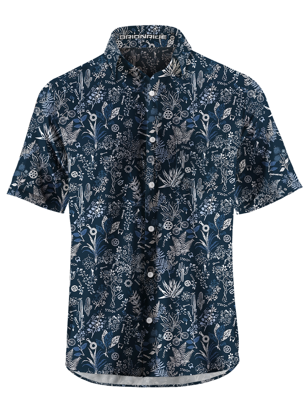 Orionride Forest Walk Zipper Pockets Ultra Lightweight Short Sleeves Gravel Shirt