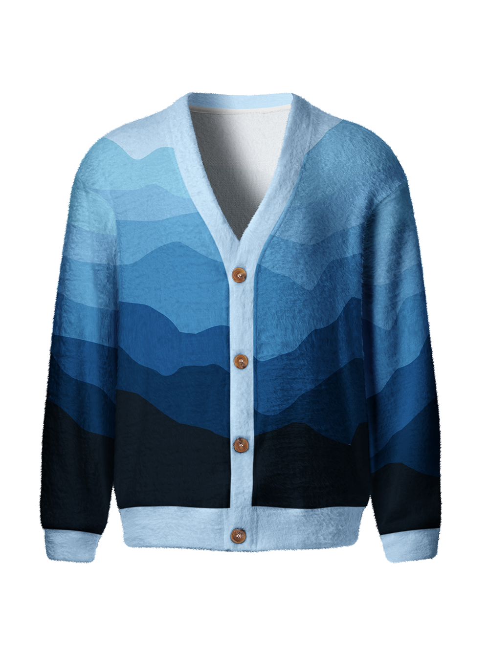 Orionride Free Sunset Men's Cardigan Knit Sweaters