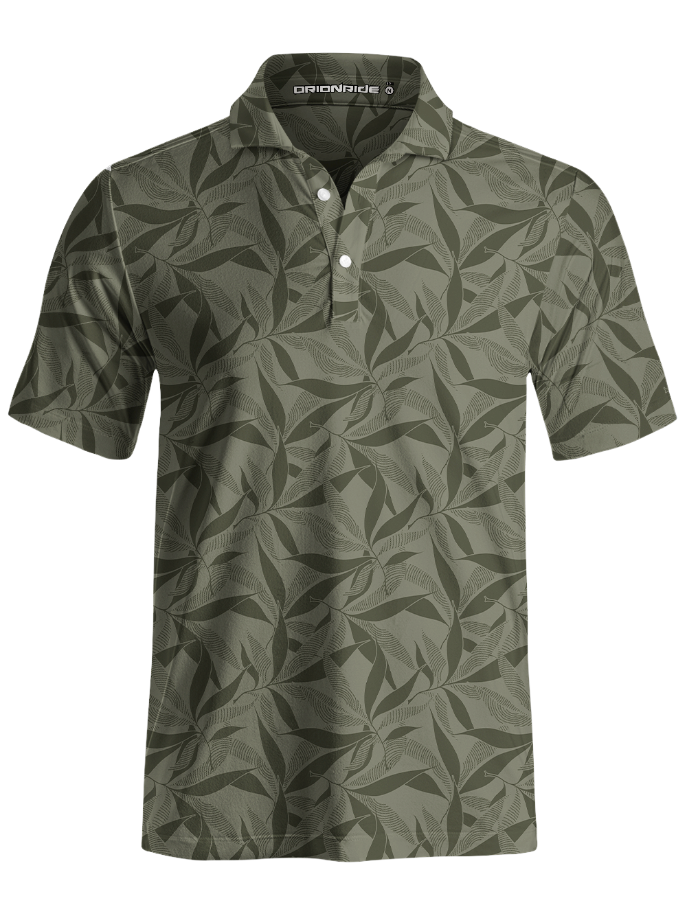 Orionride Leaf Vein Chain Men's Polo Shirt