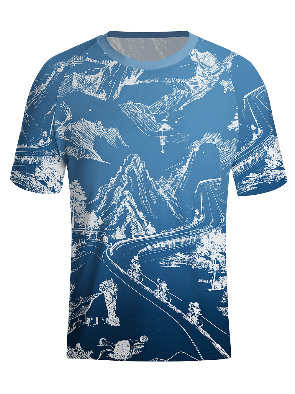 Orionride Road Cycling Men's Lightweight Mesh T-shirt