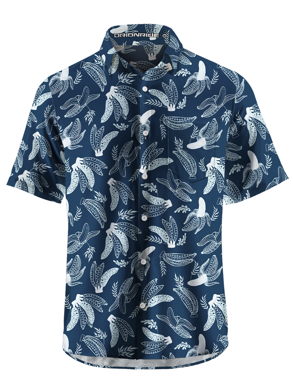 Orionride Banana Skewers Zipper Pockets Ultra Lightweight Short Sleeves Gravel Shirt
