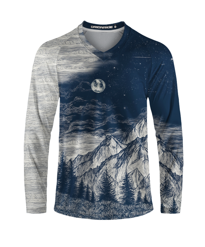 Orionride Night Sky Long Sleeve Downhill Jersey