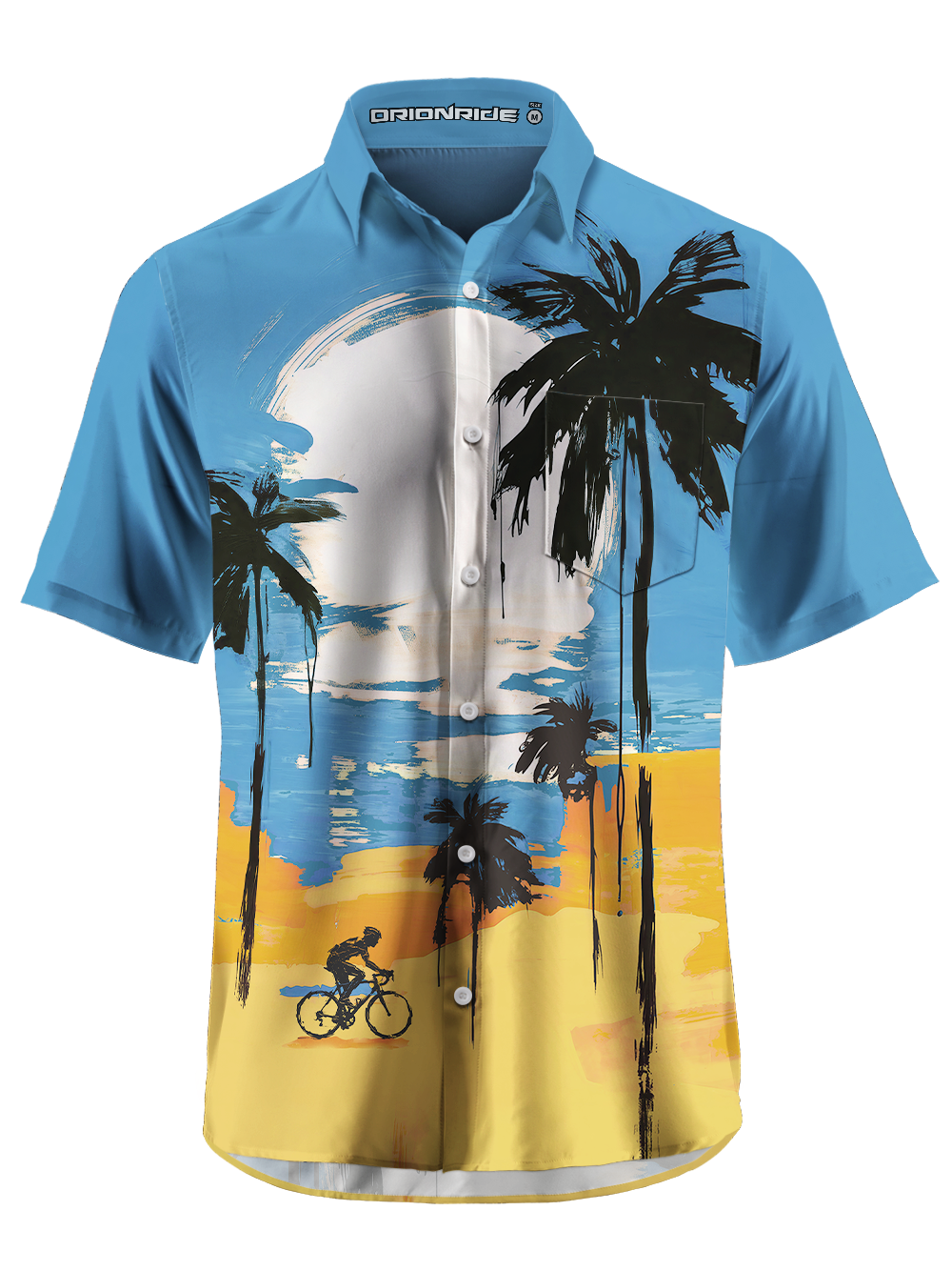 Orionride Freedom And Unrestrained Zipper Pockets Ultra Lightweight Short Sleeves Gravel Shirt