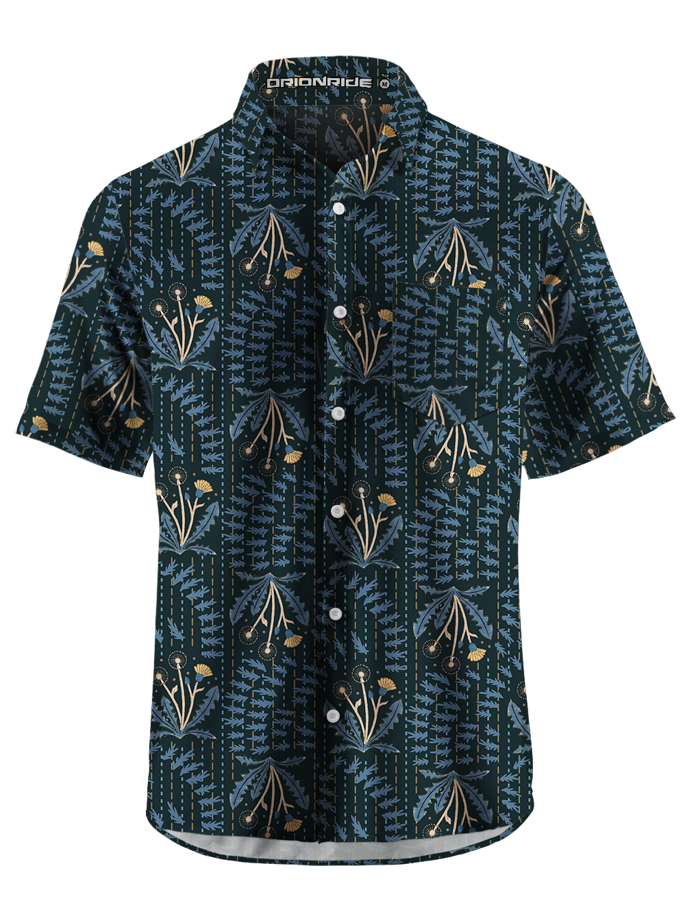 Orionride Dandelion Gear Zipper Pockets Ultra Lightweight Short Sleeves Gravel Shirt