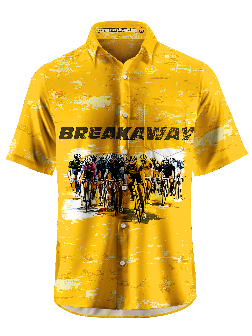 Orionride Breakaway Zipper Pockets Ultra Lightweight Short Sleeves Gravel Shirt