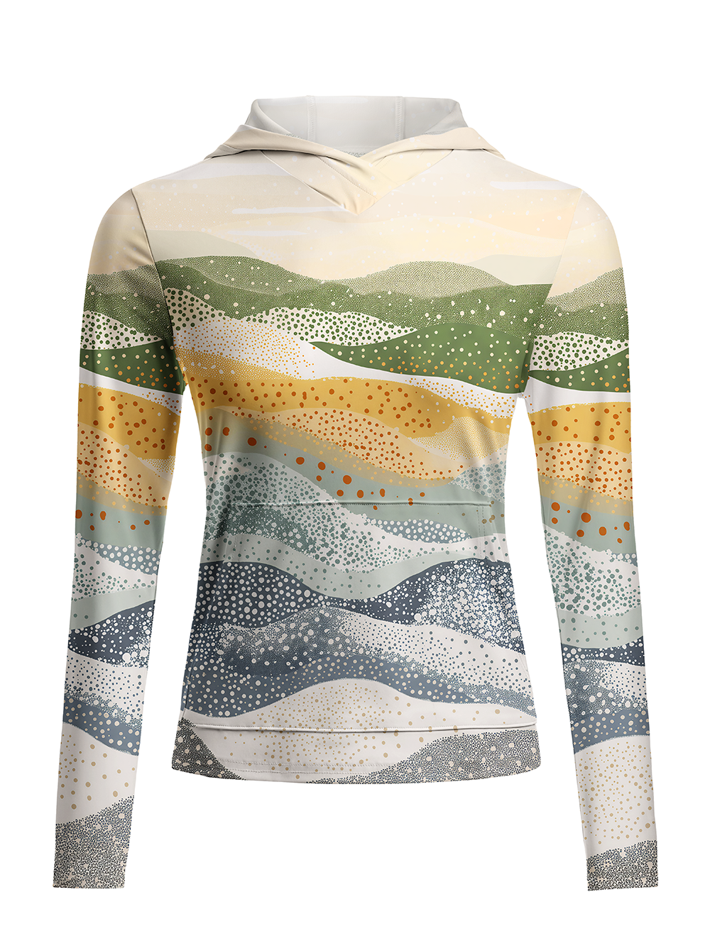 Orionride  Dotted Texture Women's Long Sleeve Cycling Hoodie Shirt