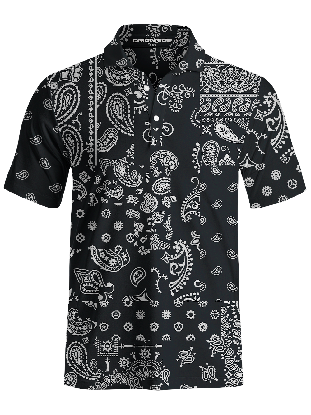 Orionride Gear Cashew Flower Men's Polo Shirt