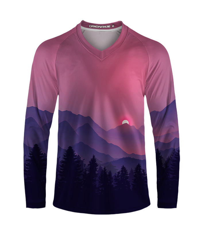 Orionride Dreamy Sunset Long Sleeve Downhill Jersey