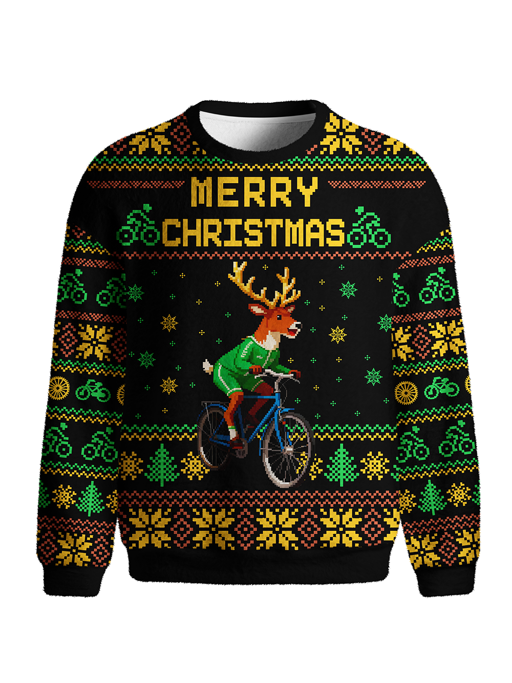 Orionride Reindeer On A Ride Men's Sweaters