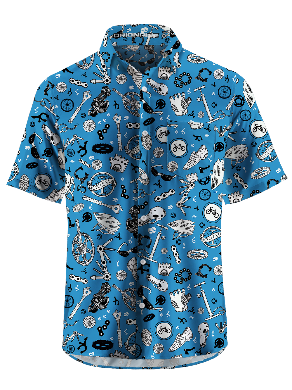 Orionride Helmet Parts Zipper Pockets Ultra Lightweight Short Sleeves Gravel Shirt