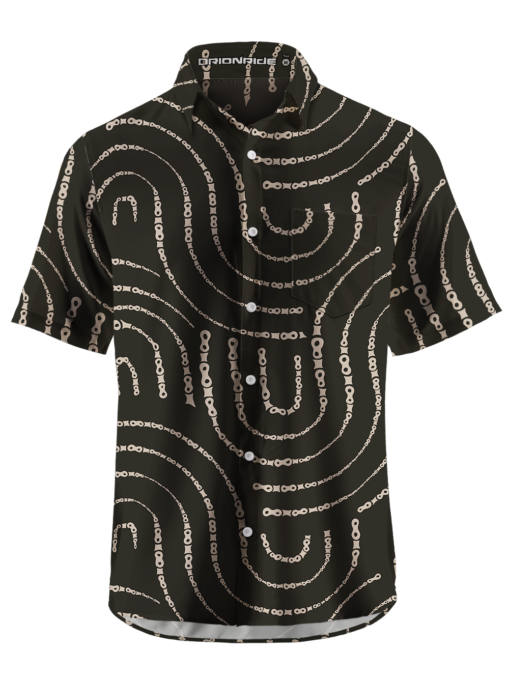 Orionride Bicycle Chain Zipper Pockets Ultra Lightweight Short Sleeves Gravel Shirt