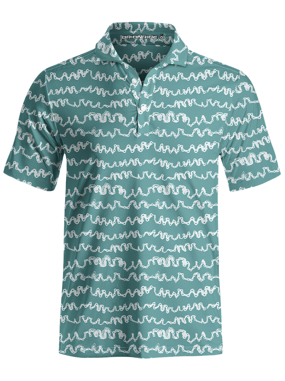 Orionride Chain Wave Men's Polo Shirt