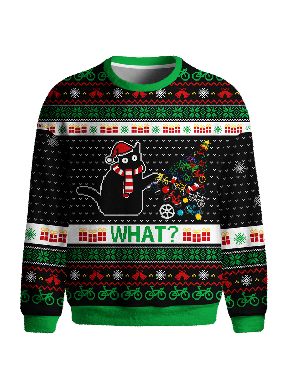 Orionride Christmas Cat Men's Sweaters