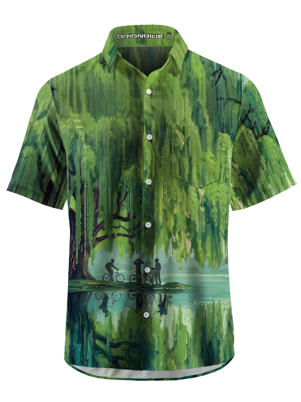 Orionride Willow Spring Ride Zipper Pockets Ultra Lightweight Short Sleeves Gravel Shirt