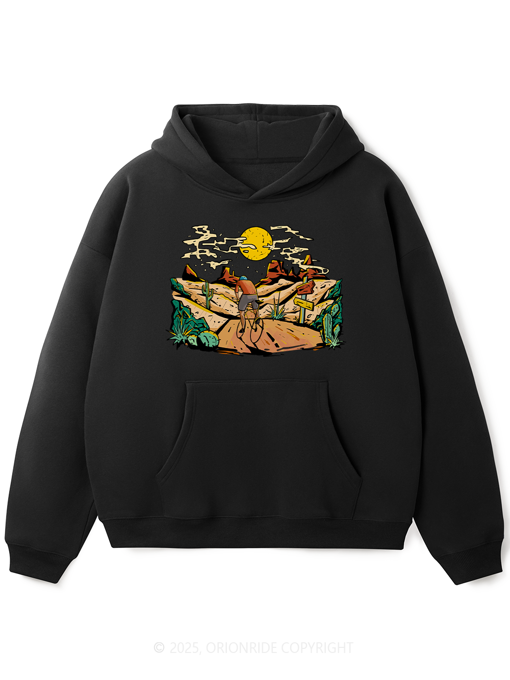 Orionride Sunset Desert Ride Fleece Hoodie