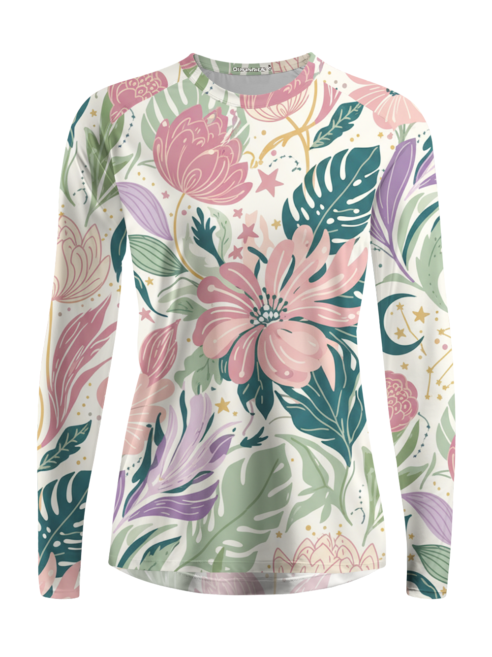 Orionride Abundant Flowers Women's Quick Dry Downhill Jersey