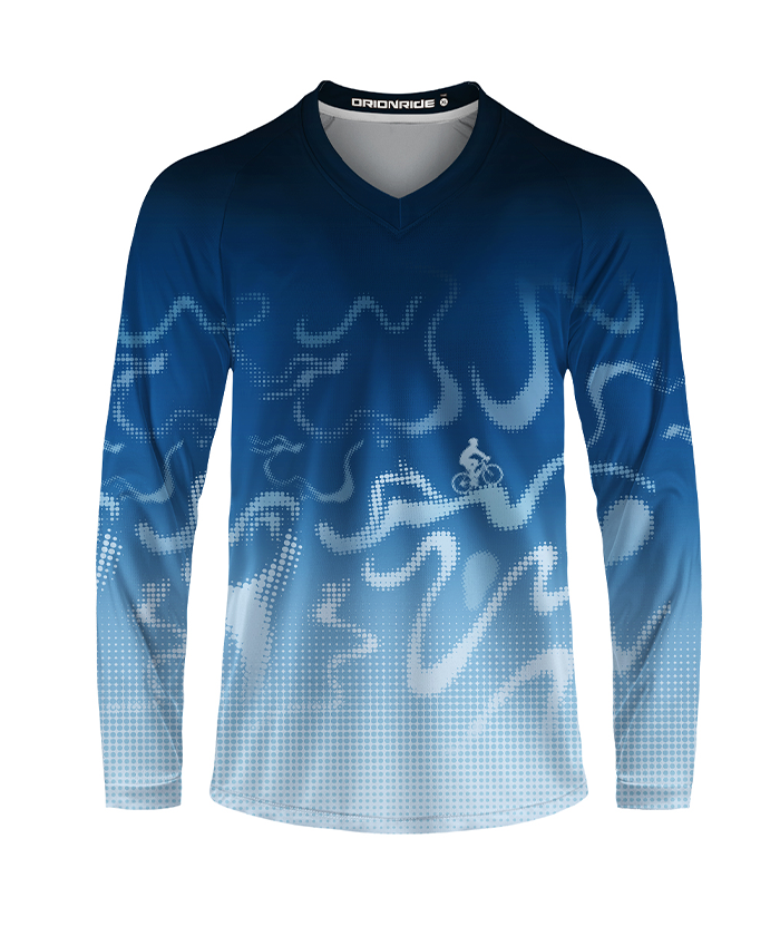 Orionride Virtual Contours Long Sleeve Downhill Jersey