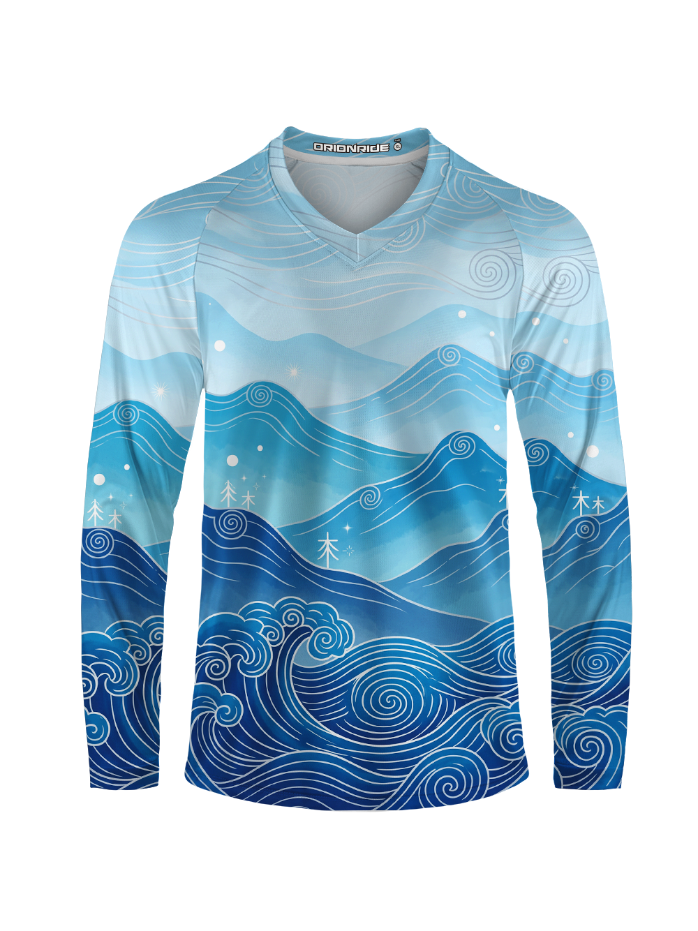 Orionride Wave Texture Long Sleeve Downhill Jersey