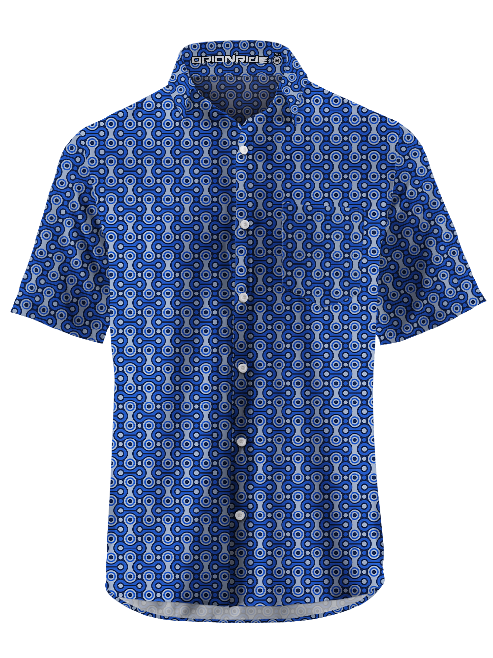 Orionride Regular Chain Zipper Pockets Ultra Lightweight Short Sleeves Gravel Shirt