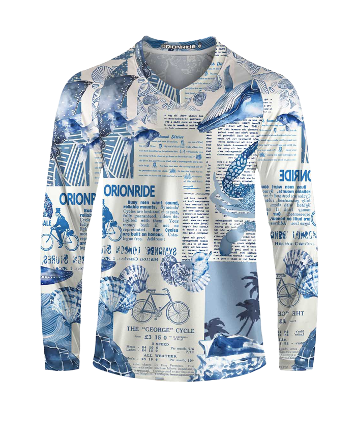 Orionride Marine News Long Sleeve Downhill Jersey