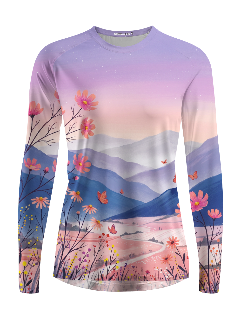 Orionride Starry Flower Valley Women's Quick Dry Downhill Jersey