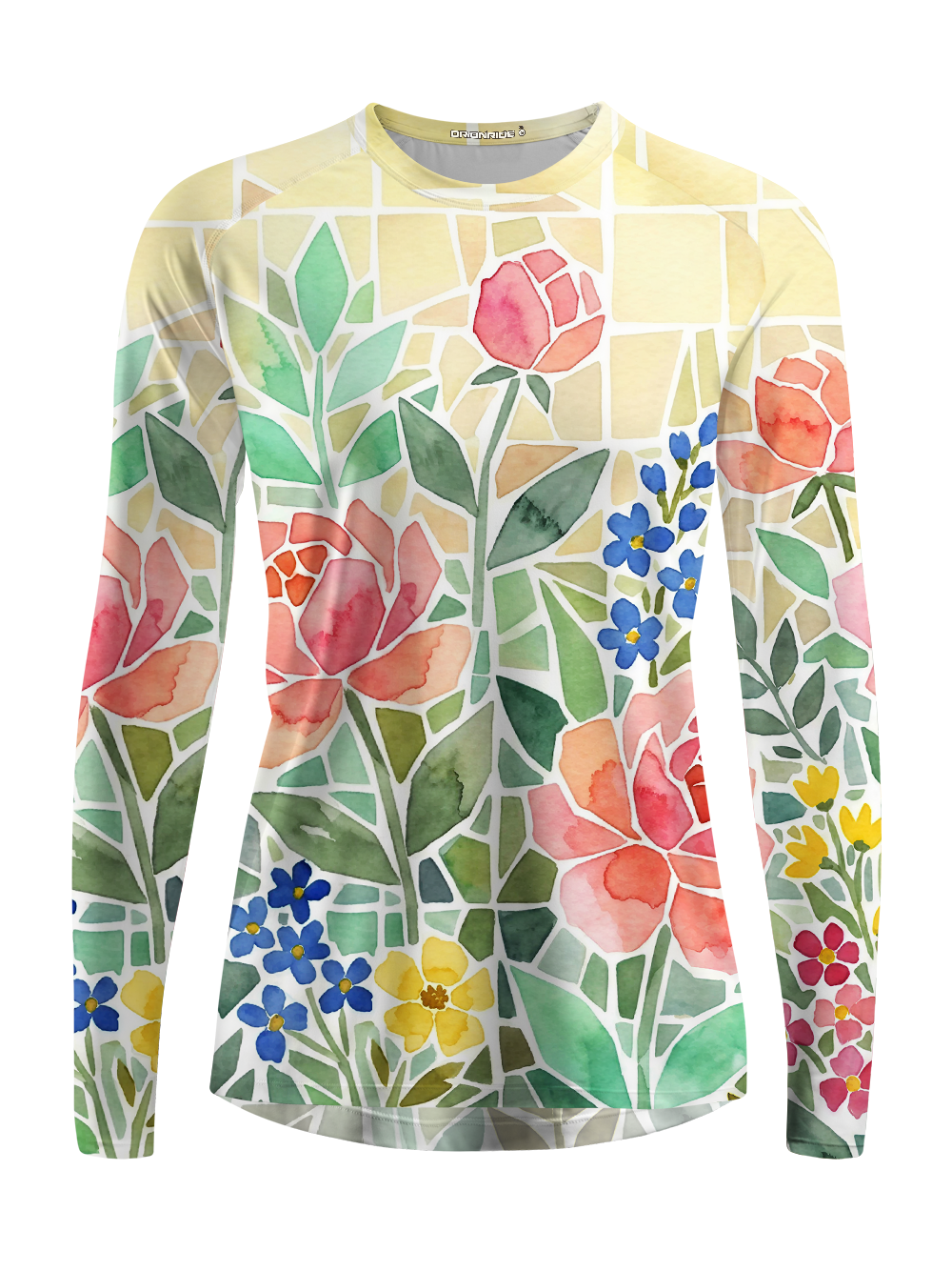 Orionride Floral Mosaic Women's Quick Dry Downhill Jersey