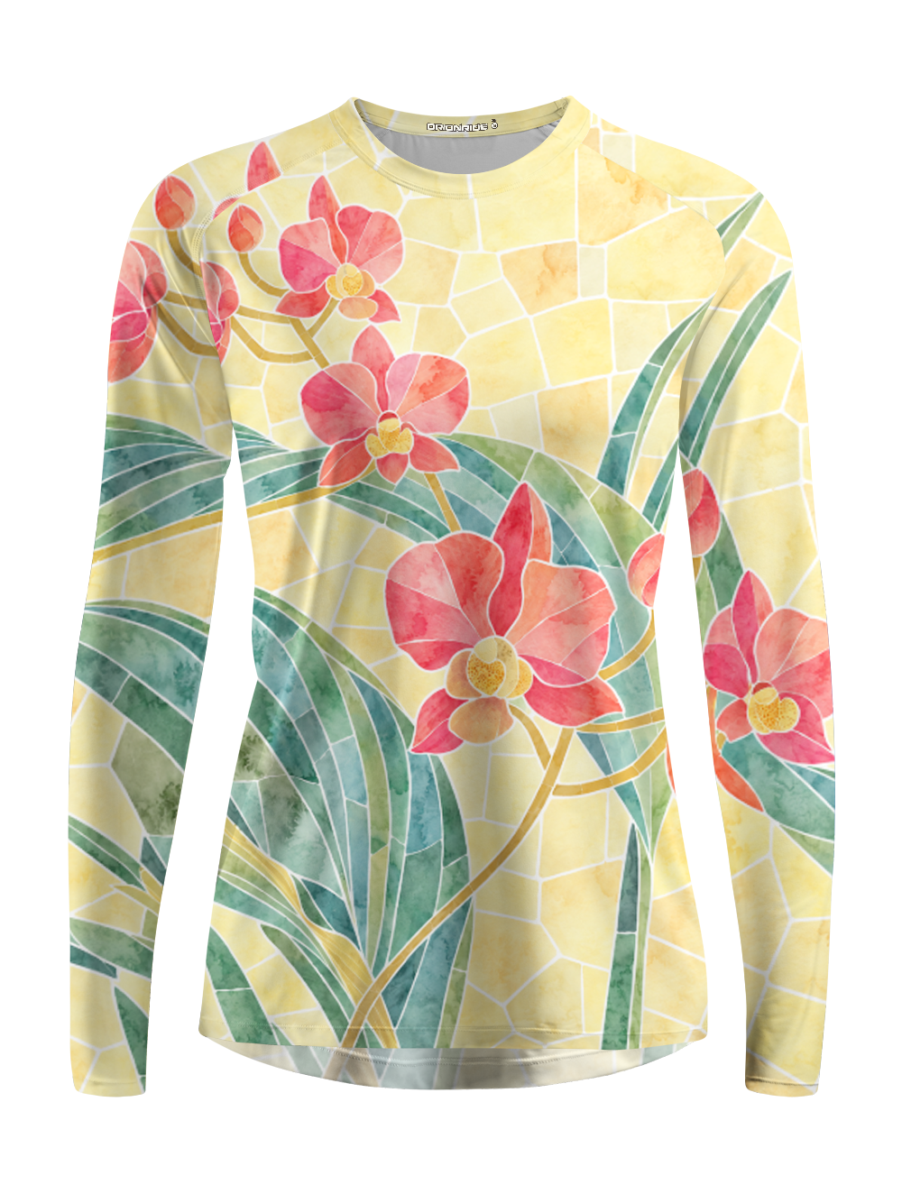 Orionride Mosaic Orchid Bloom Women's Quick Dry Downhill Jersey