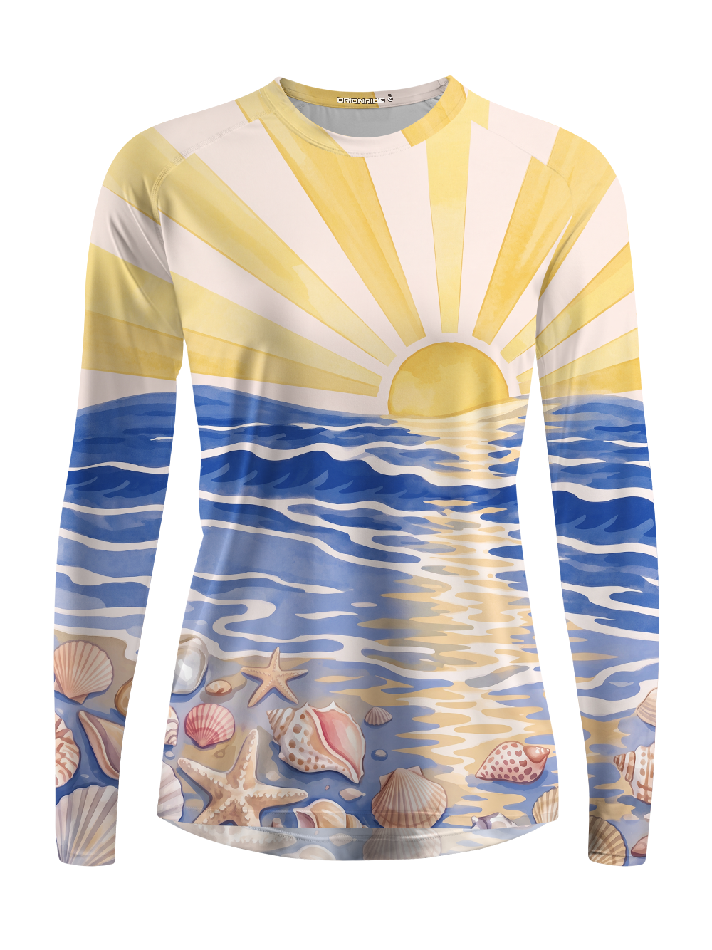 Orionride Morning Sea Shell Women's Quick Dry Downhill Jersey