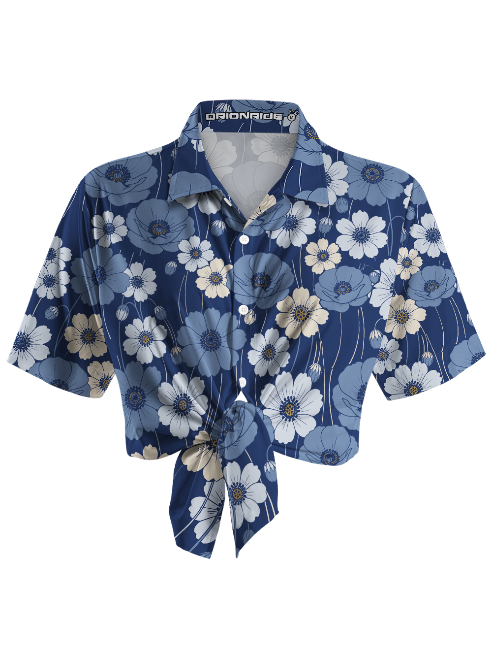 Orionride Swaying Anemone Zipper Pockets Ultra Lightweight Short Sleeves Women's Gravel Shirt