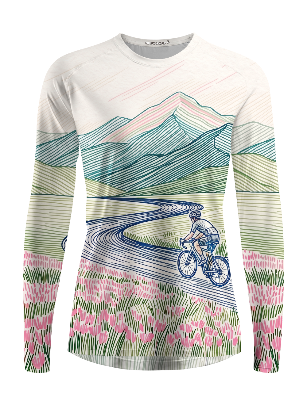 Orionride Cycling Mountain Lines Women's Quick Dry Downhill Jersey