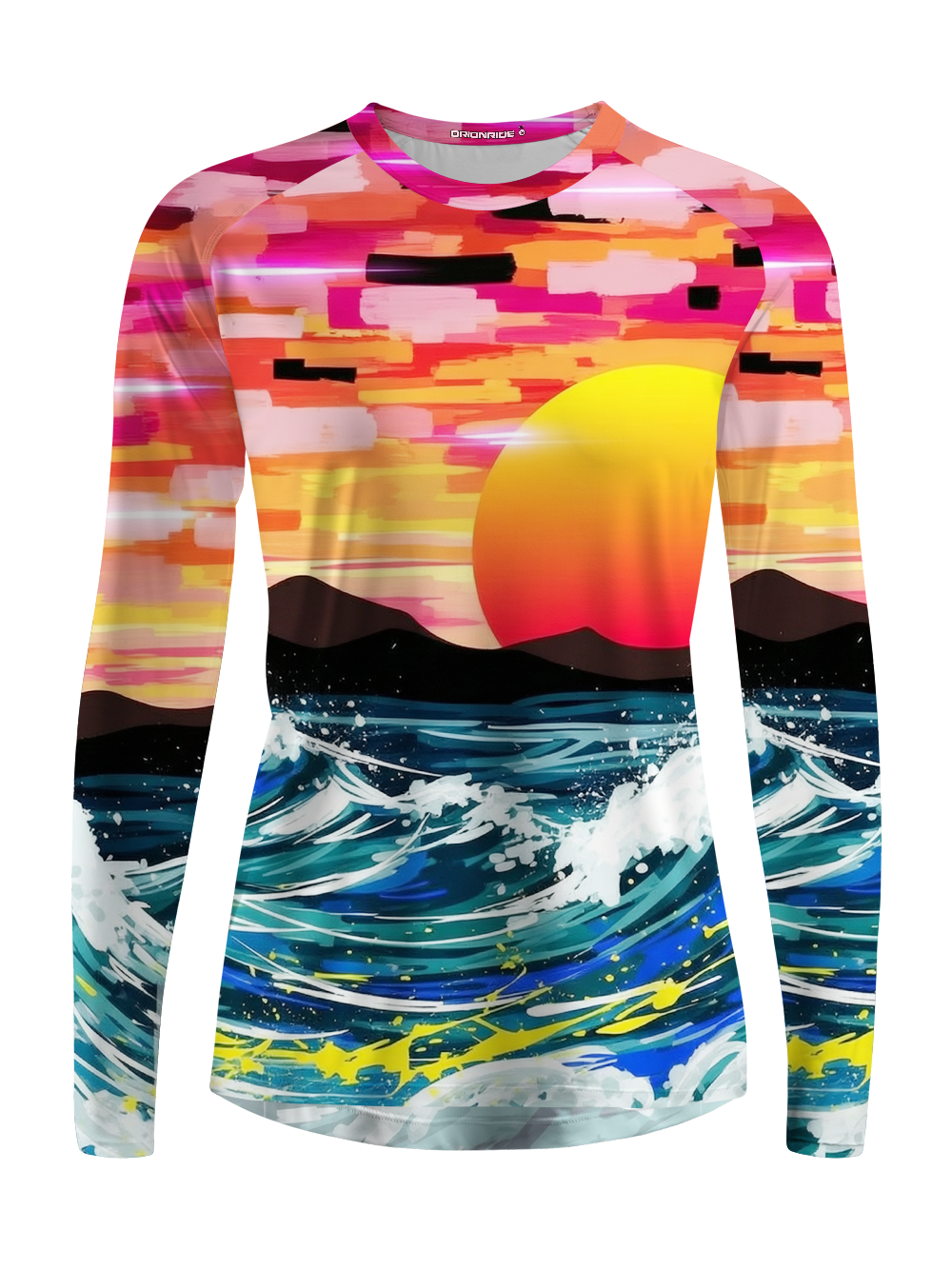 Orionride Sea Rising Sun Women's Quick Dry Downhill Jersey