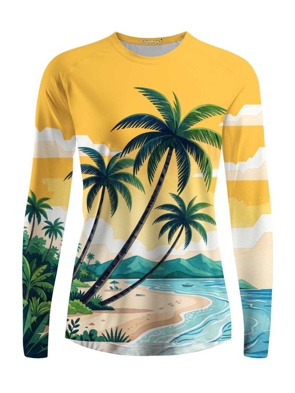 Orionride Island Palm Breeze Women's Quick Dry Downhill Jersey