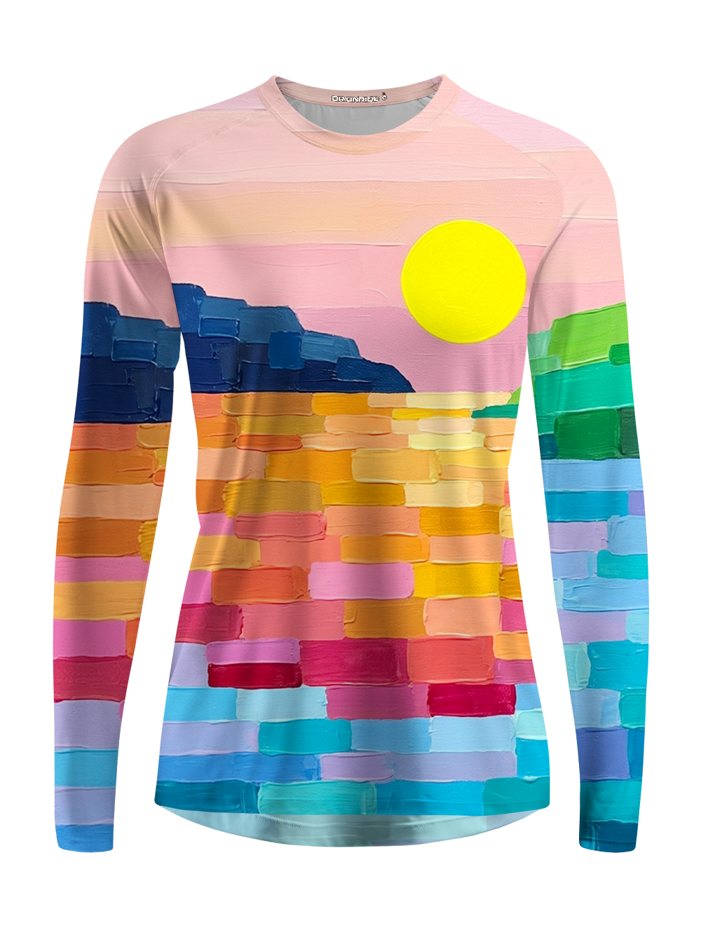 Orionride Oil Sunset Women's Quick Dry Downhill Jersey