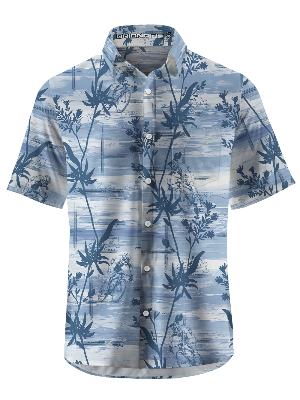Orionride Bay Adventure Zipper Pockets Ultra Lightweight Short Sleeves Gravel Shirt
