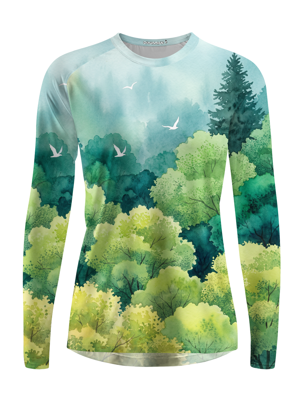 Orionride Summer Forest Birds Women's Quick Dry Downhill Jersey