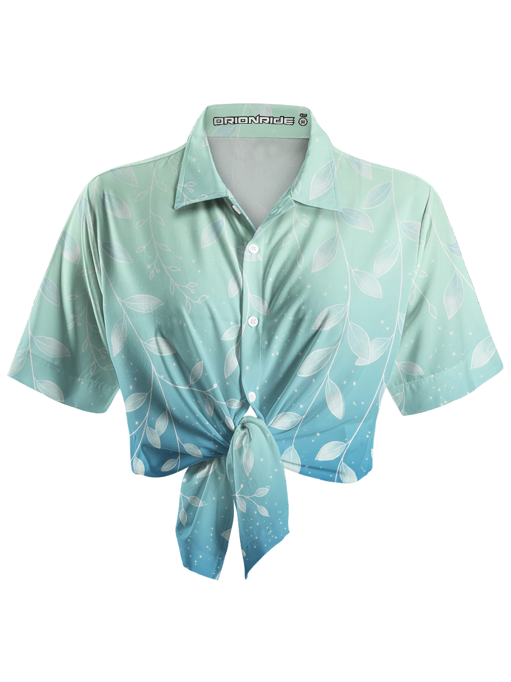 Orionride Dream Forest Zipper Pockets Ultra Lightweight Short Sleeves Women's Gravel Shirt