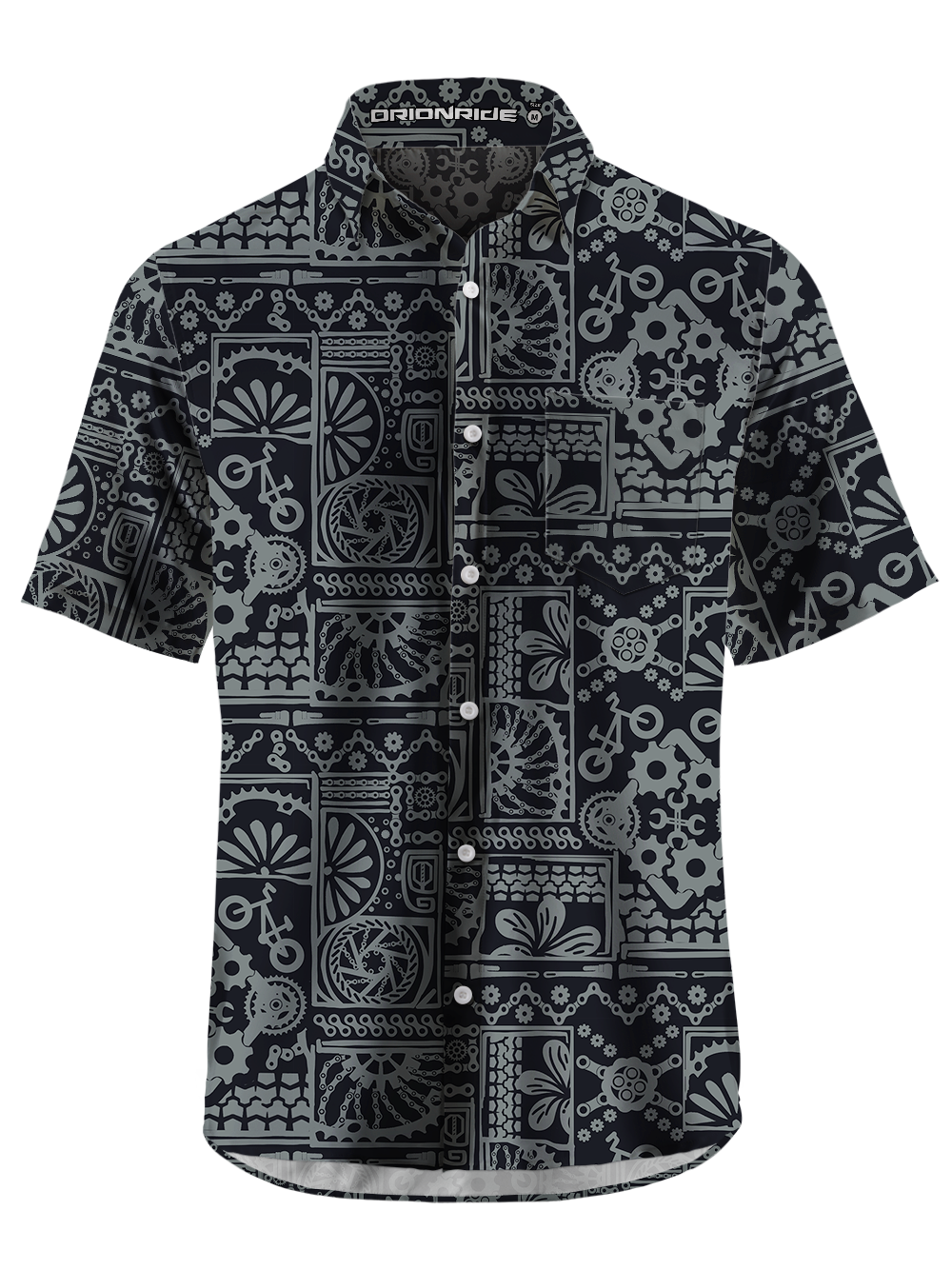 Orionride Parts House Zipper Pockets Ultra Lightweight Short Sleeves Gravel Shirt